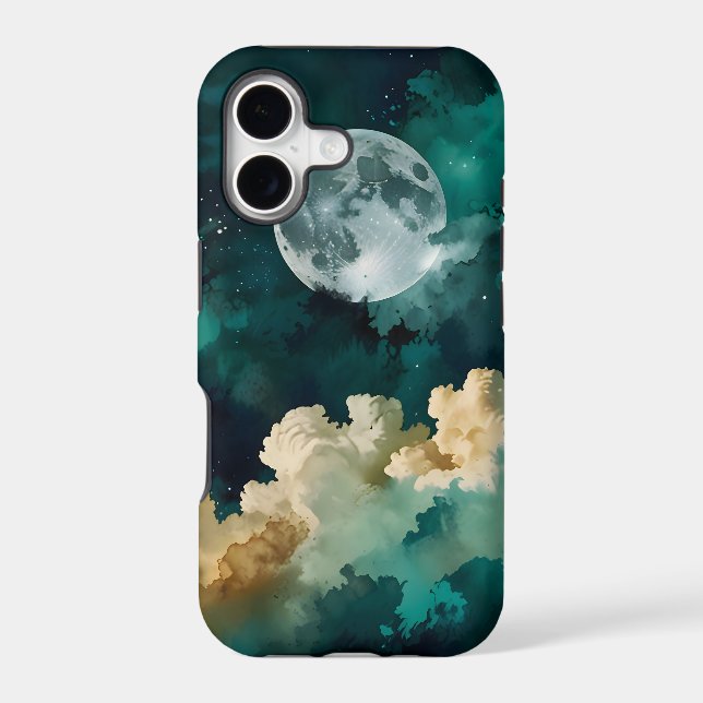 Clouds Beneath the Moon Iphone Case (Back)