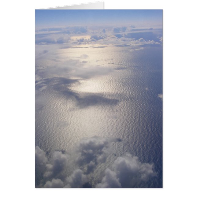 Clouds Blank Note Card (Design 3) (Front)
