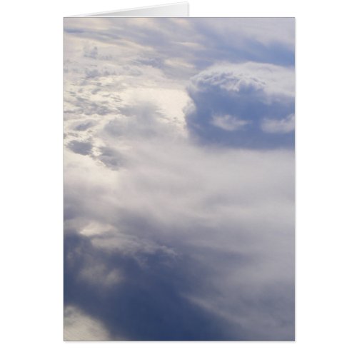 Clouds Blank Notecard Design 2