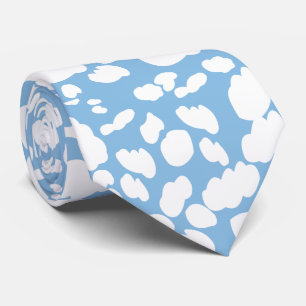 Clouds Blue Sky Clouds Neck Tie