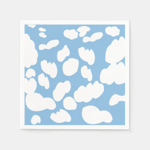 Clouds Blue Sky Clouds Party Napkins