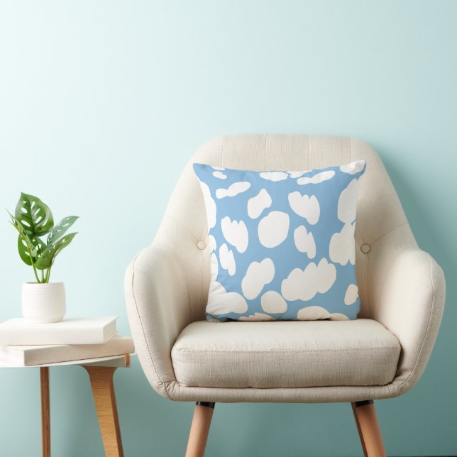 Clouds Blue Sky Clouds  Throw Pillow (Chair)
