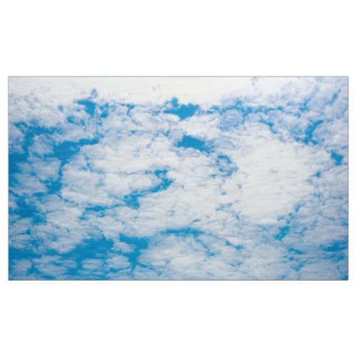 Clouds Blue Sky Fabric