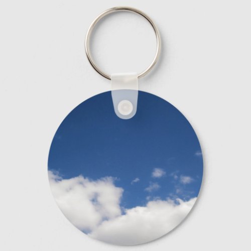 Clouds  Blue Sky Keychain