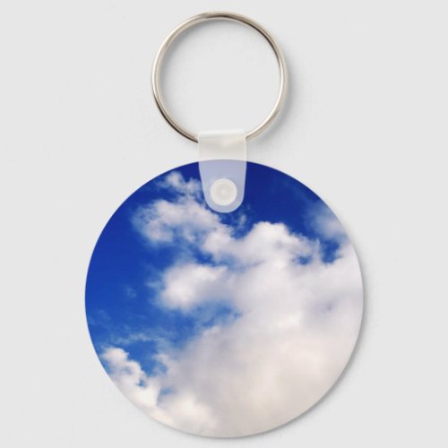 Clouds  Blue Sky Keychain