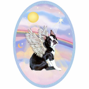 Clouds - Boston Terrier #4 Statuette