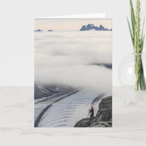 Clouds Breaking Greeting Card Blank inside