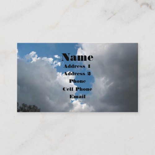 Clouds Business Card