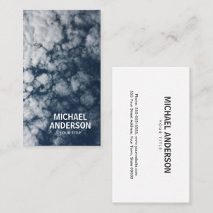 Clouds business card