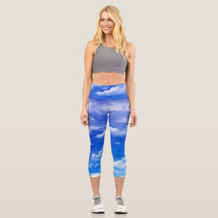 Clouds Capri Leggings