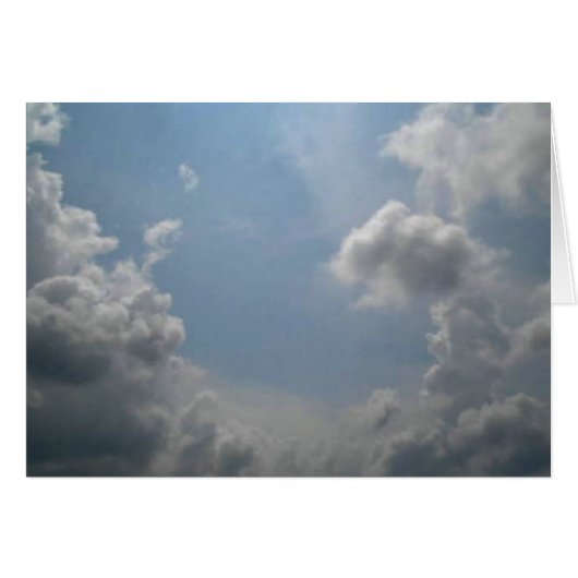 Clouds Cards (Front Horizontal)