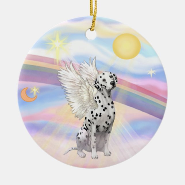 Clouds - Dalmatian Ceramic Ornament (Front)