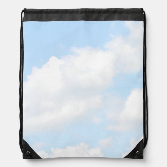 Clouds Drawstring Bag (Front)