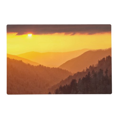 Clouds Fills Valley Tennessee Placemat