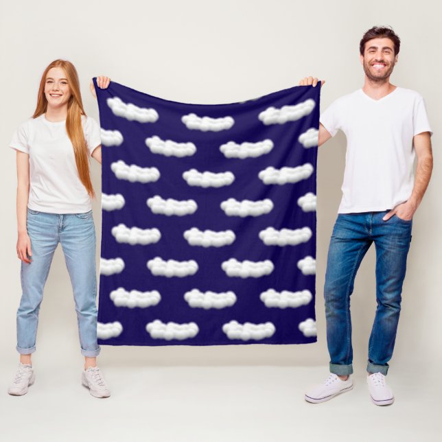 clouds Fleece Blanket (In Situ)