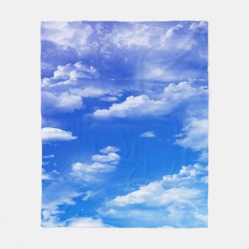 Clouds Fleece Blanket by CBgreetingsndesigns at Zazzle