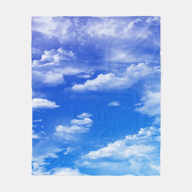 Clouds Fleece Blanket (Front)