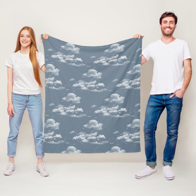 Clouds  fleece blanket (In Situ)