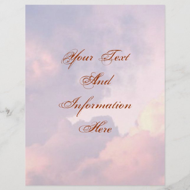 Clouds Flyer (Front)