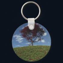 Clouds Go Sailing By Keychain