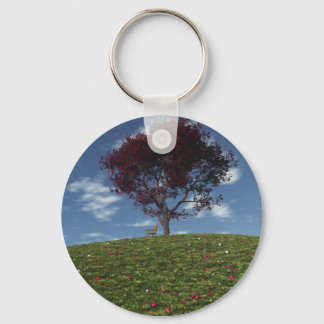 Clouds Go Sailing By Keychain