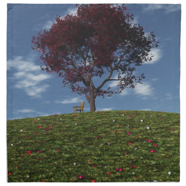 Clouds Go Sailing By Napkin (Front)