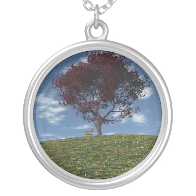 Clouds Go Sailing By Necklace (Front)