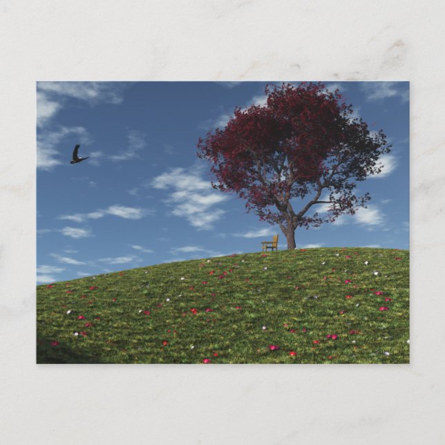 Clouds Go Sailing By Postcard (Front)