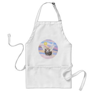 Clouds - Guinea Pig Angel (#2) Adult Apron