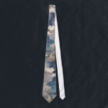 Clouds in a Blue Sky Tie<br><div class="desc">Stylish and attention-grabbing, this cloudy sky tie brings the outdoors inside. This image design runs completely from end-to-end with no tiling.</div>