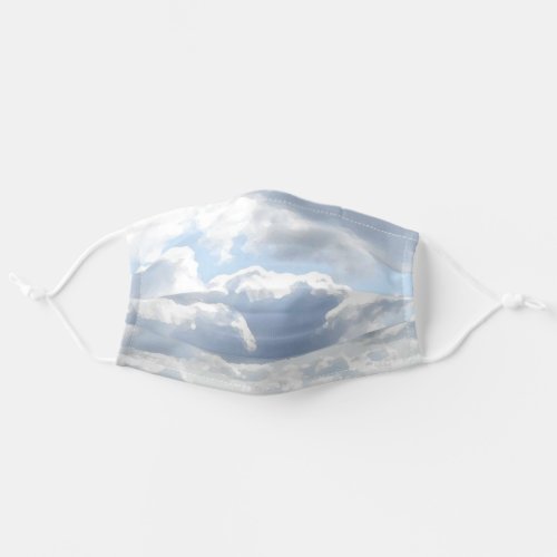 Clouds in Blue Sky Adult Cloth Face Mask