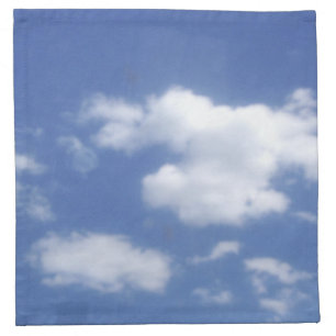 clouds in blue sky kitchen towel set cloth napkin