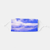 Clouds in Clear Blue Sky Adult Cloth Face Mask (Front, Folded)