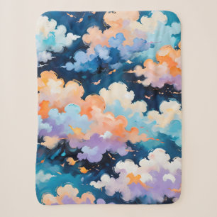 Clouds in Motion Sherpa Blanket