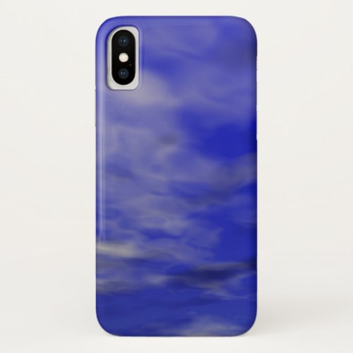 CLOUDS IN THE BLUE SKY iPhone X CASE