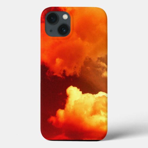 CLOUDS IN THE RED SKY iPhone 13 CASE