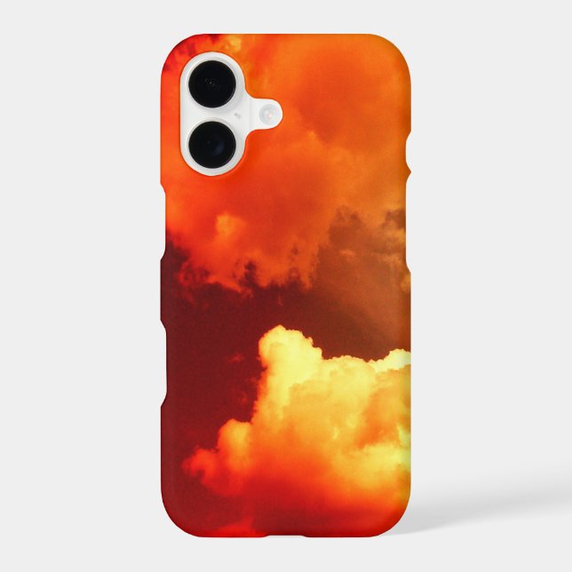 CLOUDS IN THE RED SKY IPHONE CASE (Back)