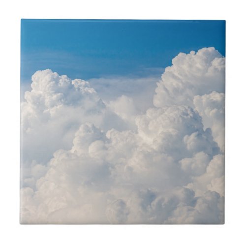 Clouds in the Sky Ceramic Tile