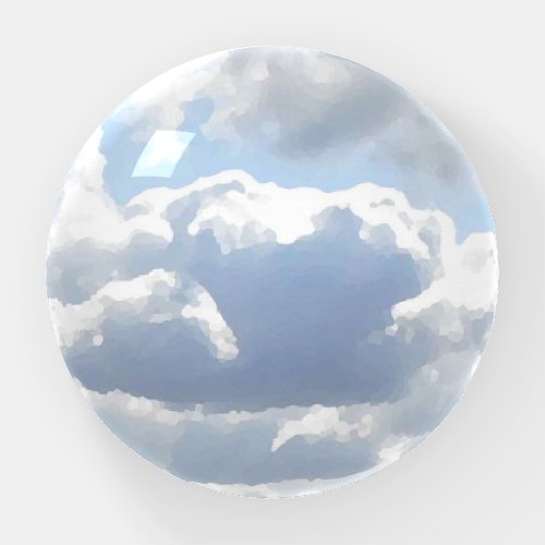 Clouds in the Sky Paperweight