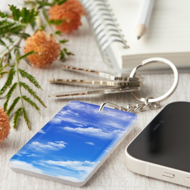 Clouds Keychain (Front Right)