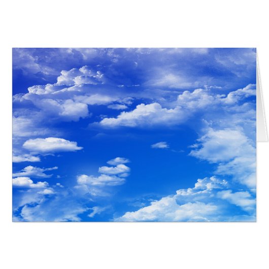 Clouds (landscape) cards (Front Horizontal)