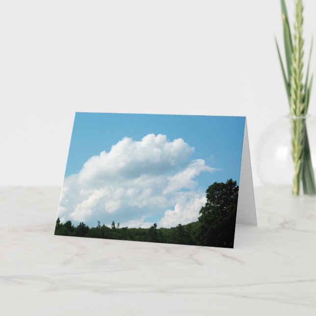 Clouds Meet Trees Card (Front)