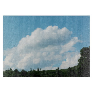 Clouds Meet Trees Cutting Board