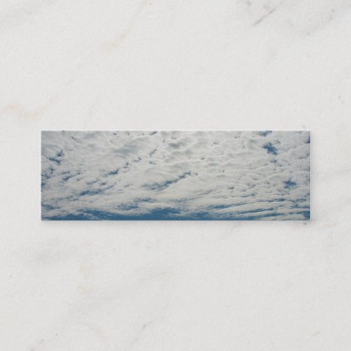 Clouds Mini Bookmark Business Card