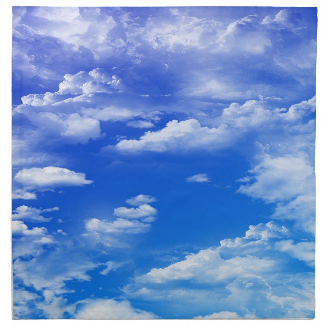 Clouds Napkin (Front)