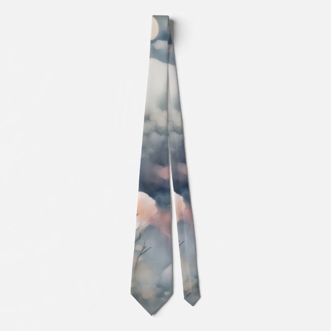 Clouds Neck Tie (Front)