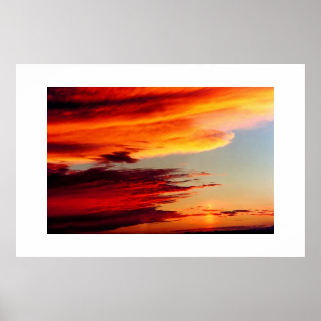 CLOUDS OF FIRE POSTER (Front)