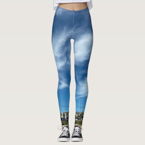 Clouds of the Day Series by AskStudio  Leggings