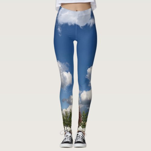 Clouds of the Day Series by AskStudio Leggings