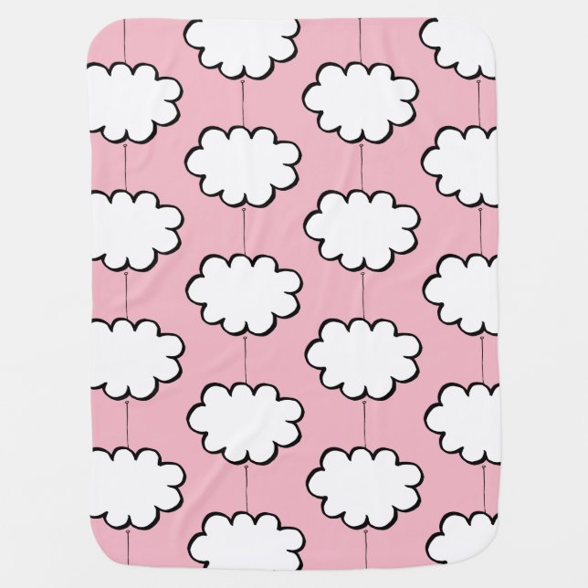 Clouds on Strings Receiving Blanket (Front)